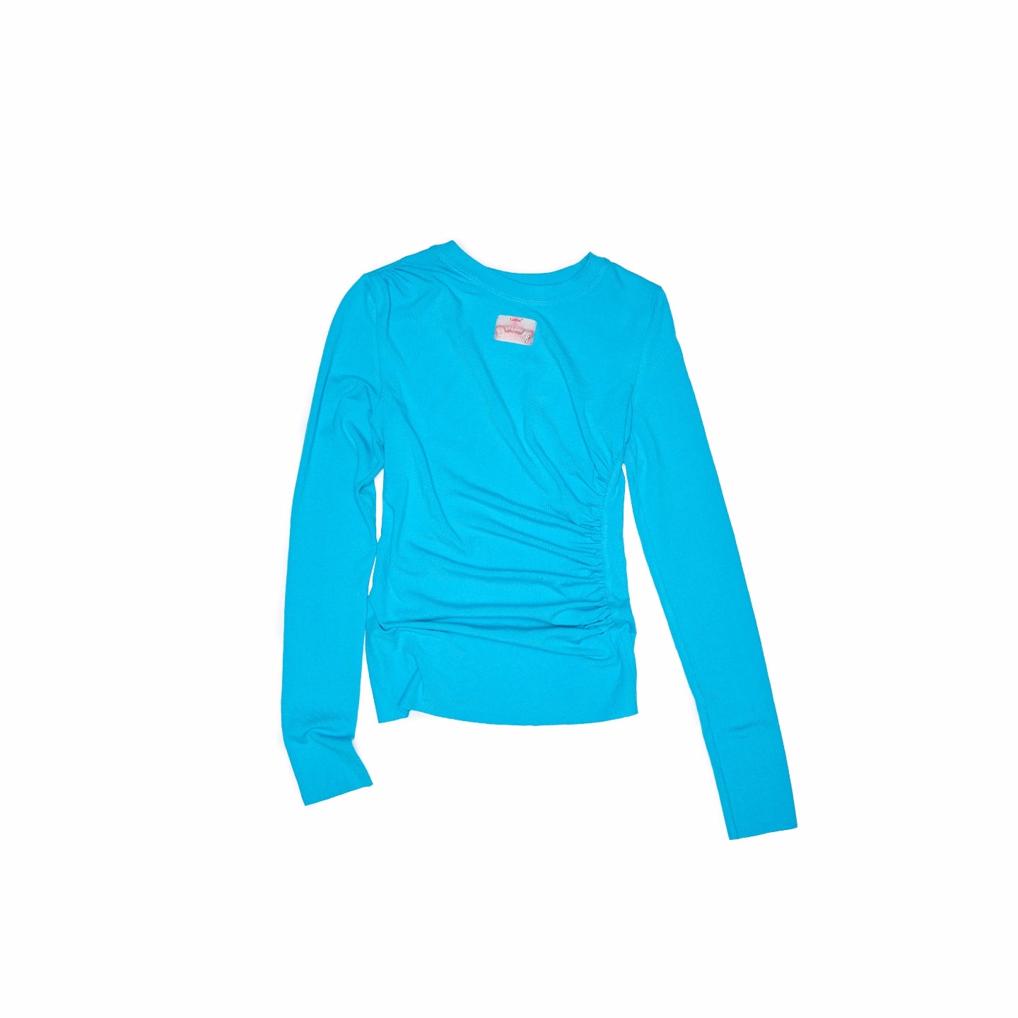Ruched Long Sleeve Cropped T-shirt - CHINASQUAD