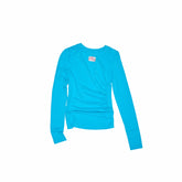 Ruched Long Sleeve Cropped T-shirt - CHINASQUAD