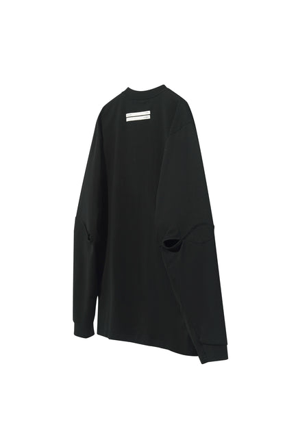 Disjointed Structure Long Sleeve T-Shirt