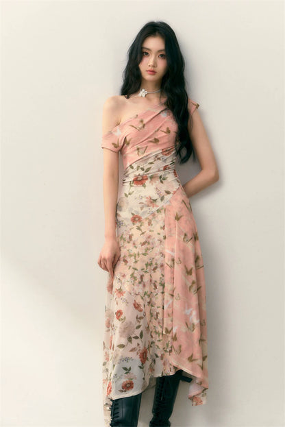 Pink Floral Dress