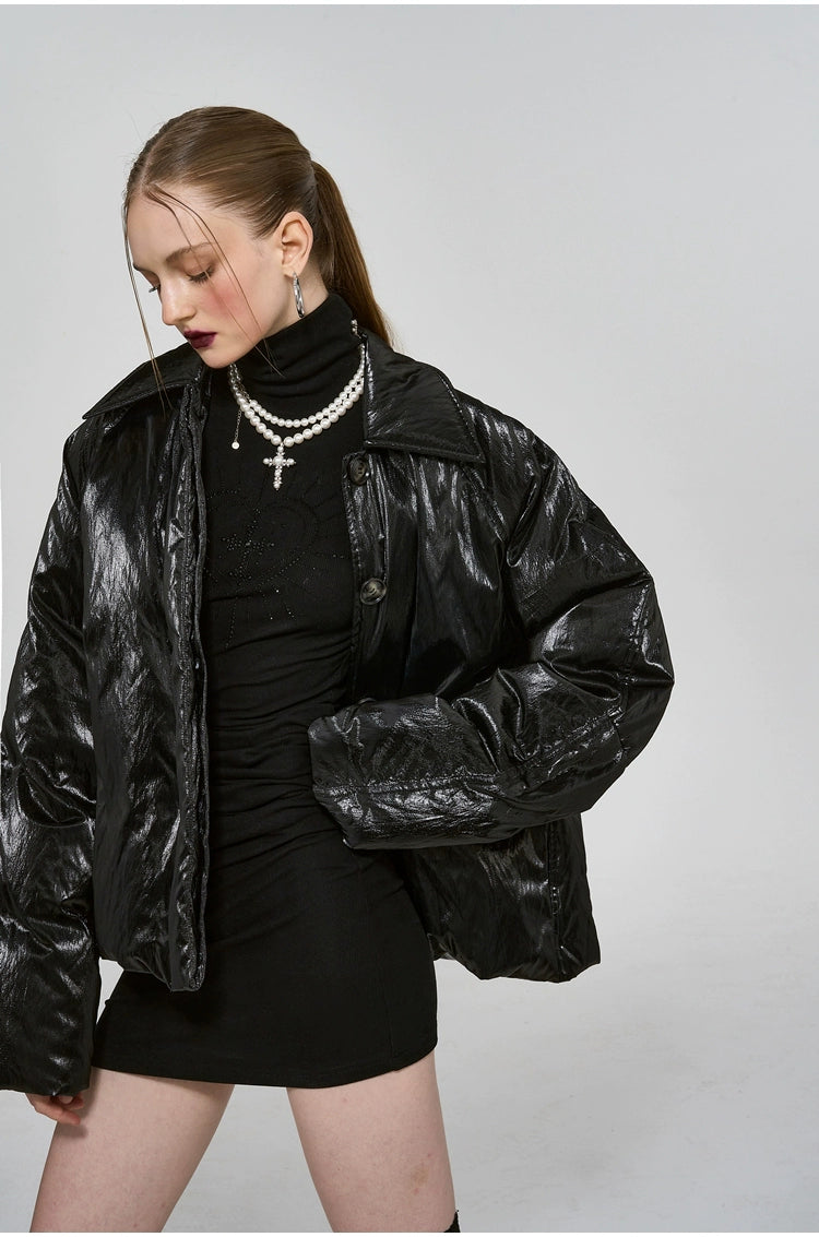 Shiny 90% White Duck Down Jacket - CHINASQUAD