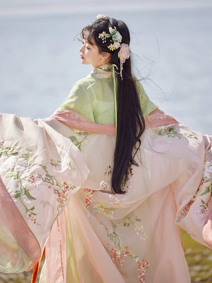 &quot;咫尺盛夏&quot; Tang-style Hanfu Set