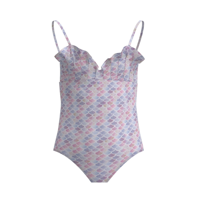 Parent-child Matching One-piece Swimsuit