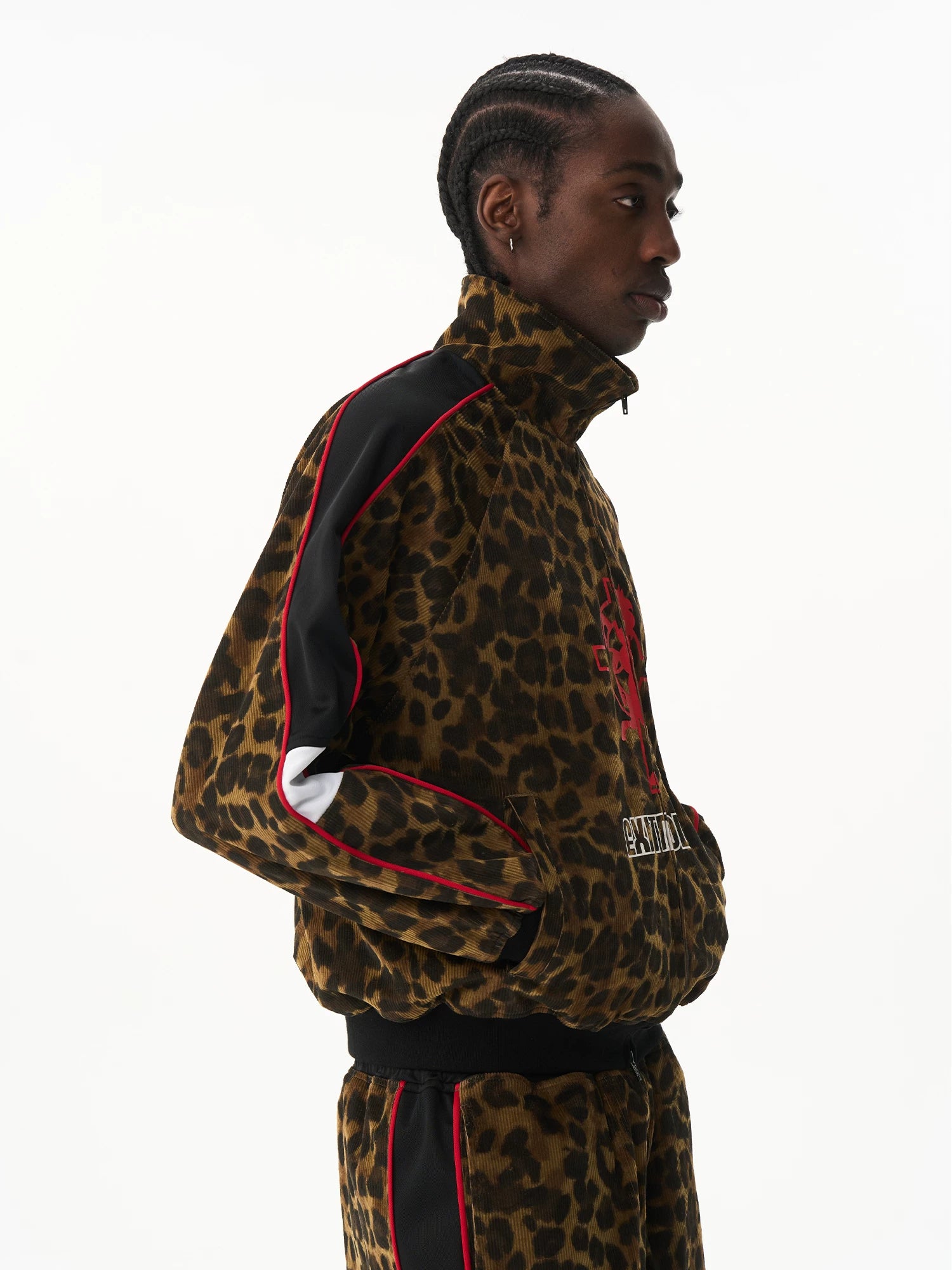 Vintage Leopard Print Sport Jacket