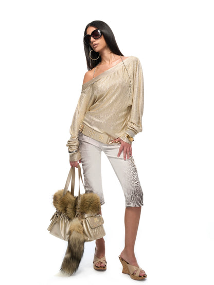 Low-Rise Slim Leopard-Print Shorts