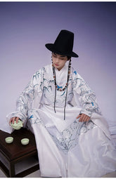 "清熙" Round-collar Robe Hanfu - CHINASQUAD