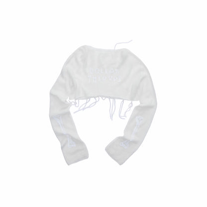 Mohair Sequin Sheer Knit Base Layer