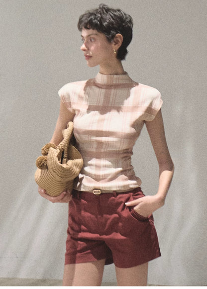 March Expansion Linen-Blend Tailored Shorts