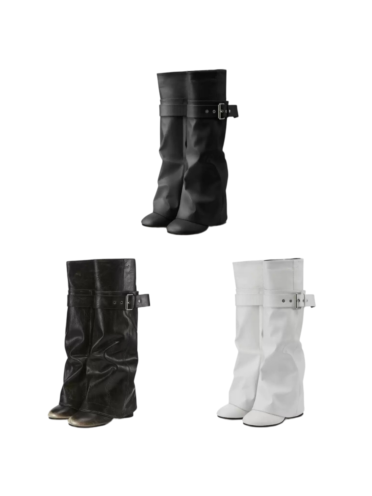 Detachable Leg Convertible Slouch-to-Straight Boots — Load image 1 in gallery view