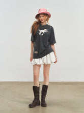 Spotted Puppy Printed Short Sleeve T-shirt - CHINASQUAD