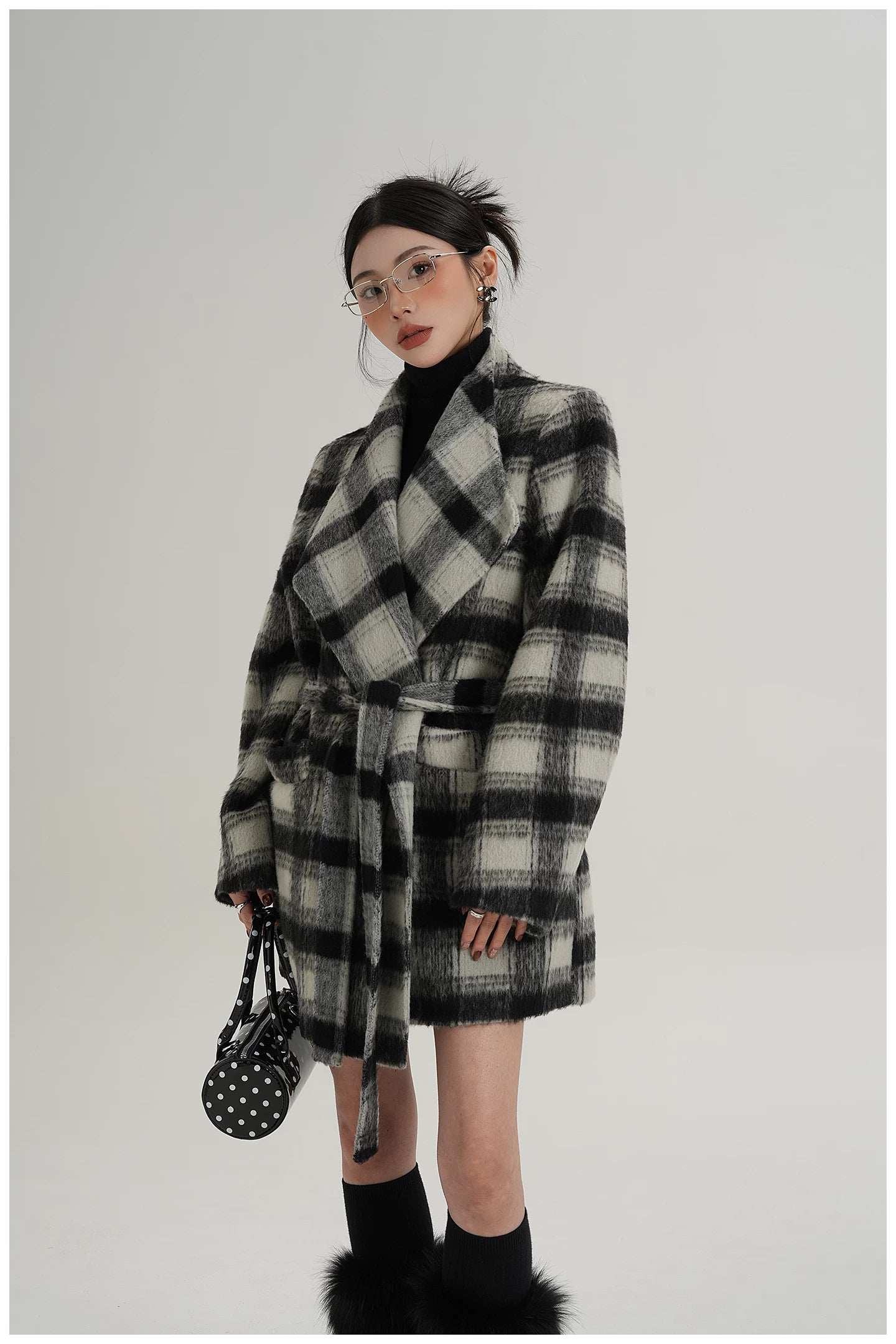 Double-Faced Wool Mid-Length Coat
