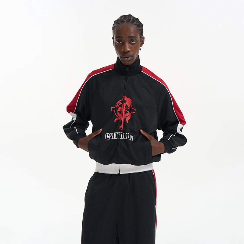 Sport Print Panel Jacket