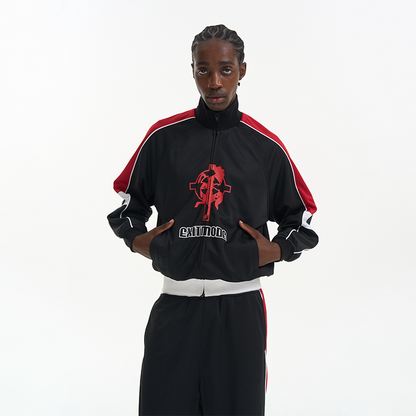 Sport Print Panel Jacket