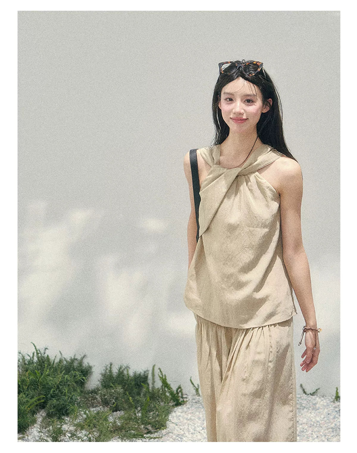 Soft Khaki Relaxed Set