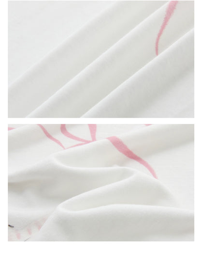 Striped Spliced Sunscreen Cover-up