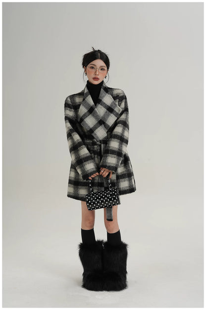 Double-Faced Wool Mid-Length Coat