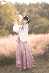 "芙蕖"Ming-Dynasty Hanfu Set - CHINASQUAD