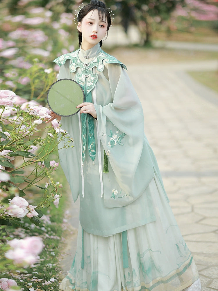 &quot;不染&quot;Ming-Dynasty Hanfu Set - CHINASQUAD