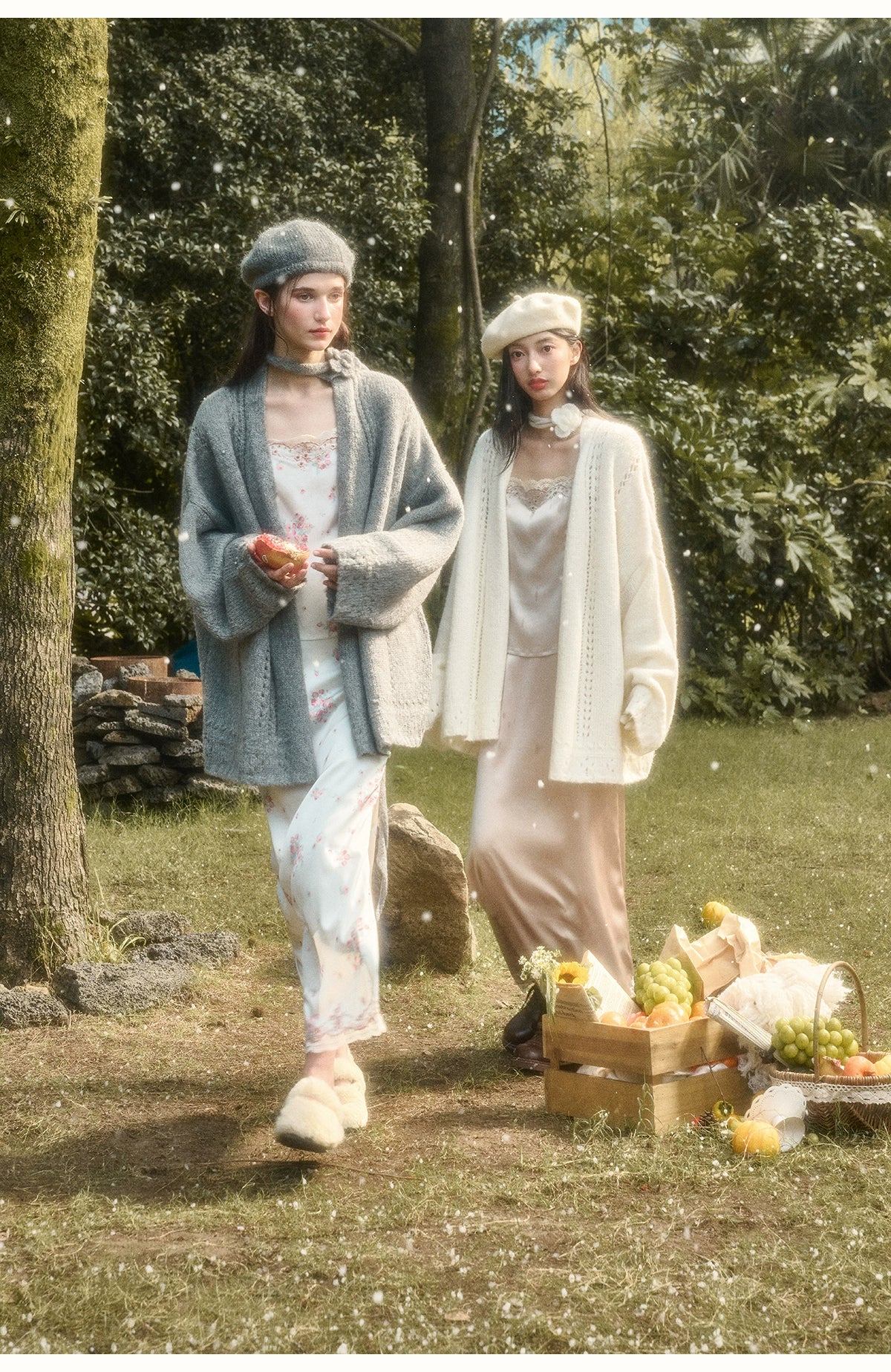 Cosagach Air Mohair Knit Cardigan