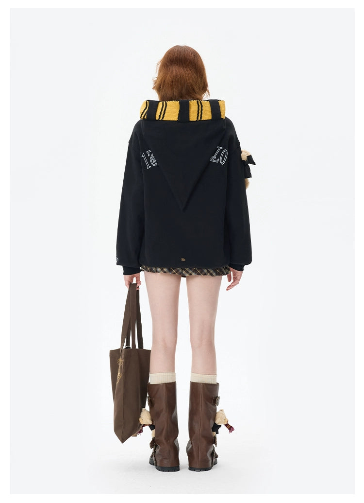 Harry Potter House Scarf Hoodie