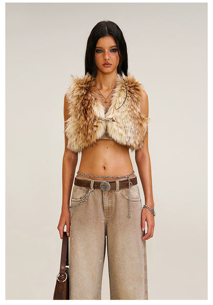 COMPASS Prairie Faux Fur Vest