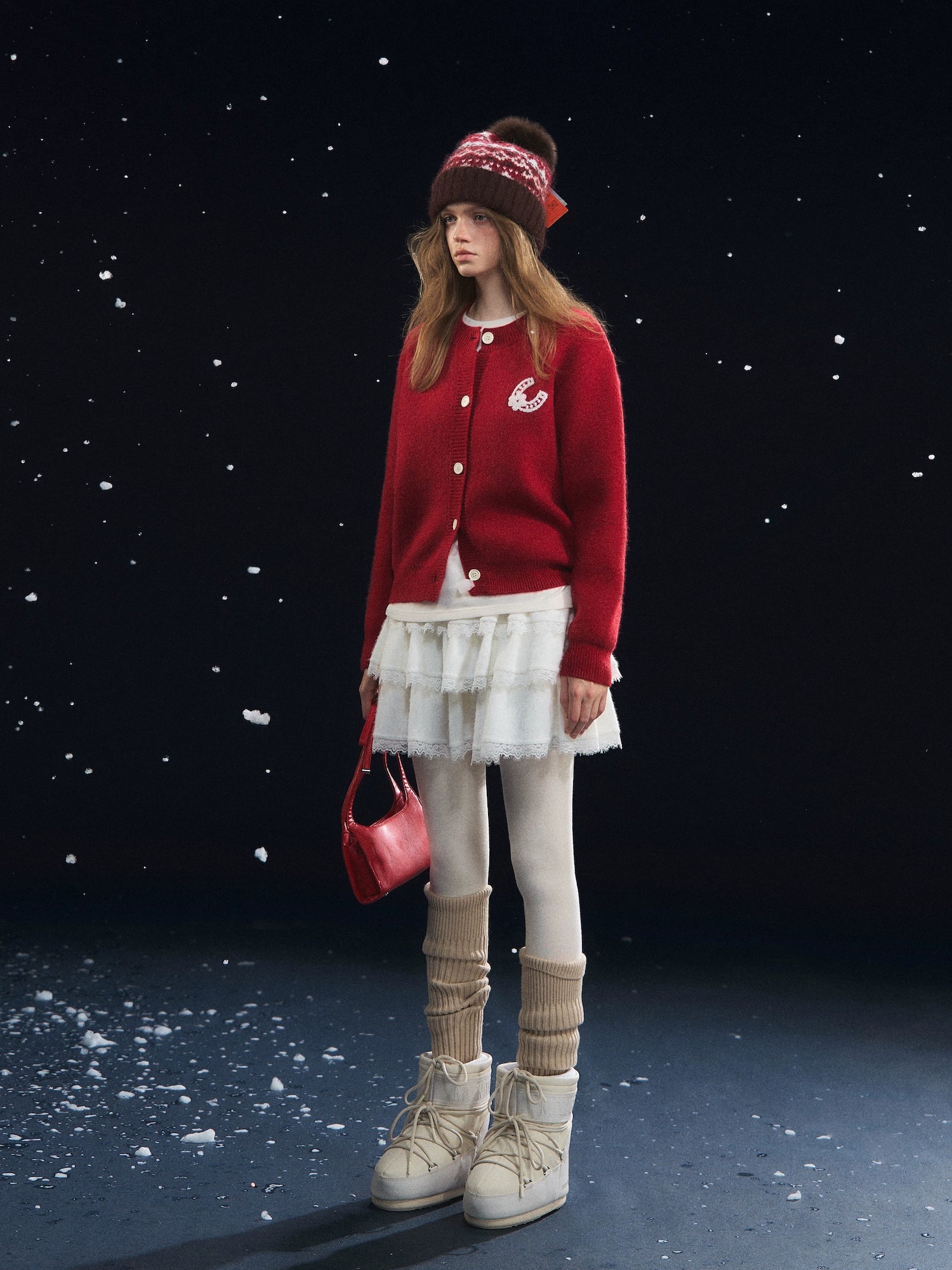 Lucky Pony Crewneck Cardigan