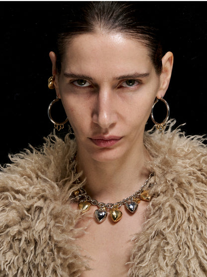 Silver Pearl Layered Necklace