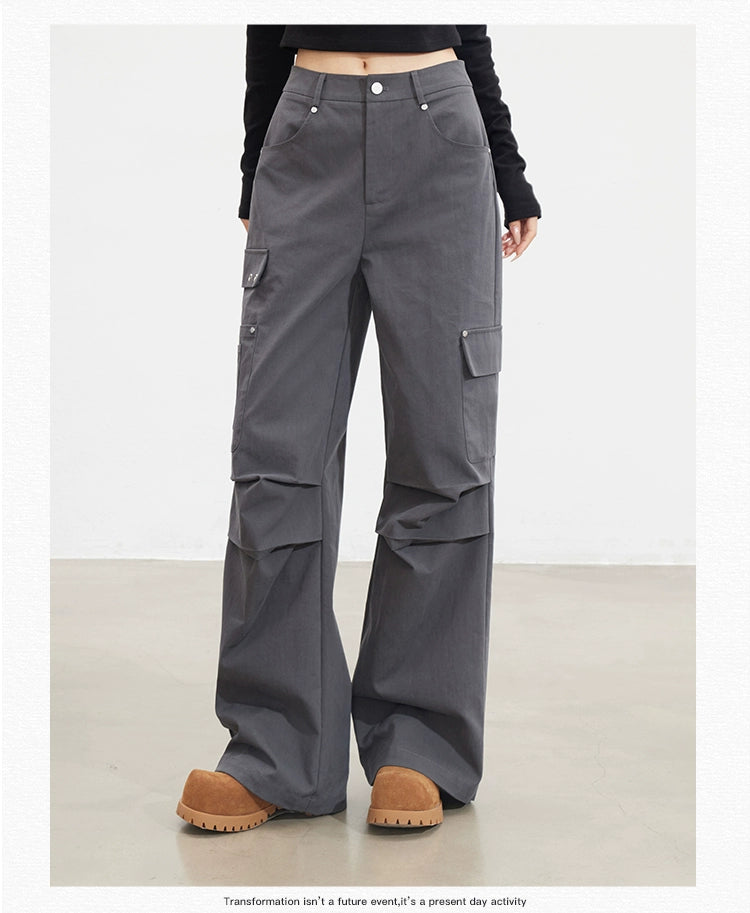 Ruched Cargo Pants - CHINASQUAD