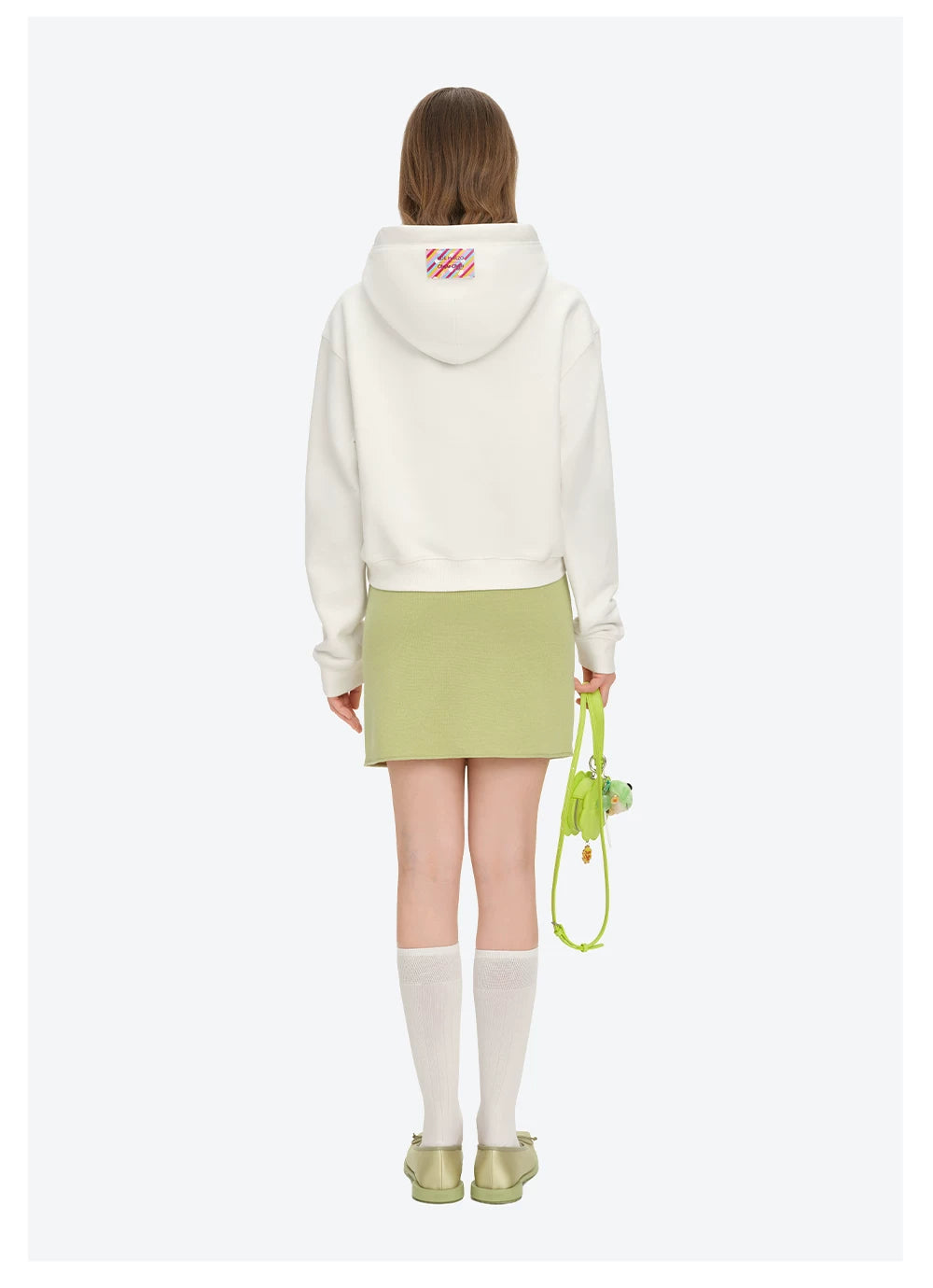Lollipop Wrapper Cropped Hoodie