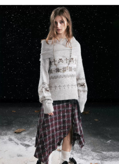 Fair Isle Knit Sweater