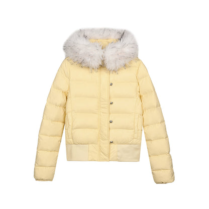 Short Hooded Down Jacket