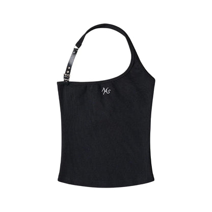 Equestrian Asymmetric Strap Fitted Top