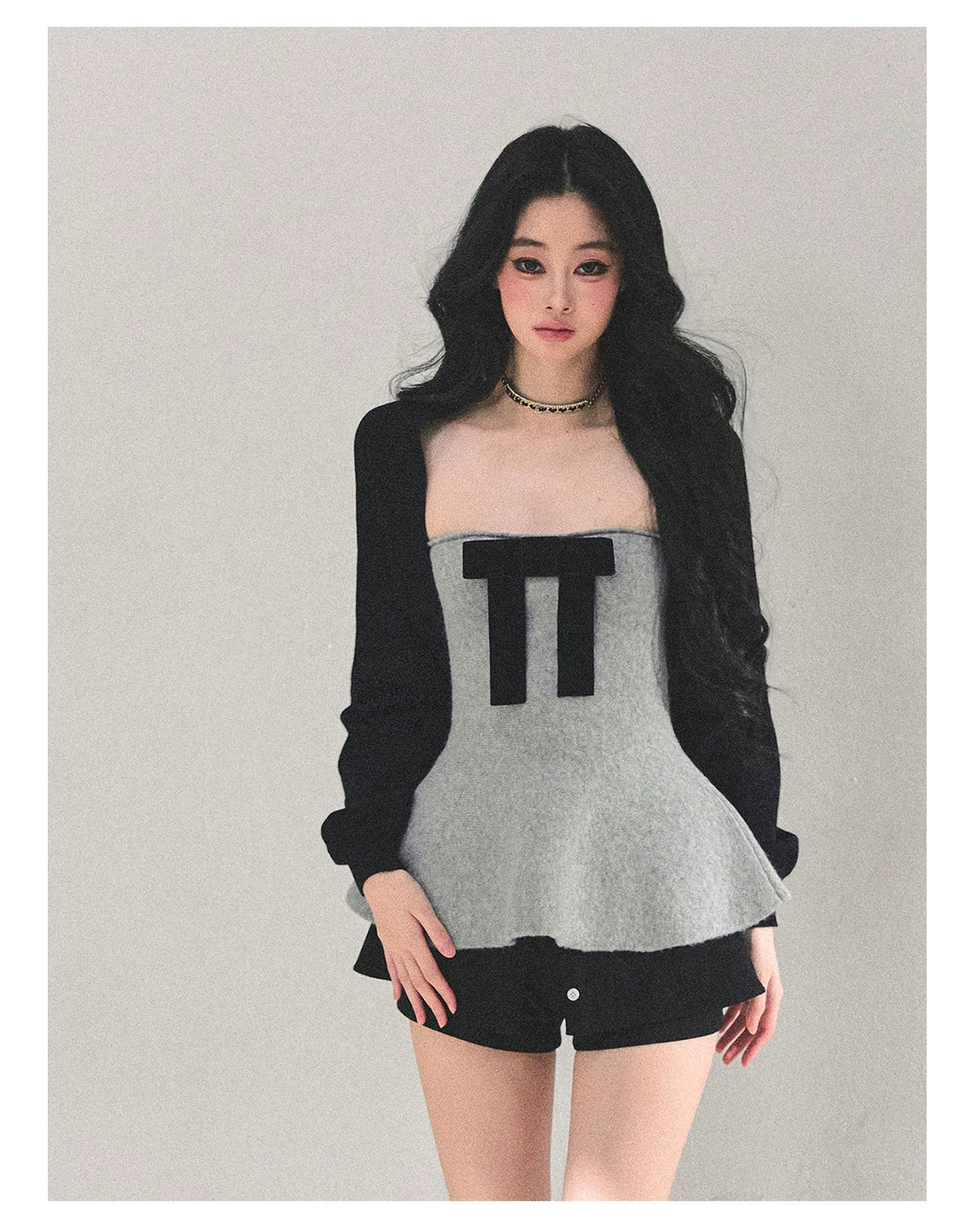 Princess-Style T-Shirt Tank &amp; Cape Two-Piece Set