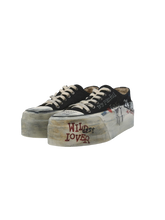 24ANS Dirty Fit Graffiti Platform Canvas Sneakers – view 7