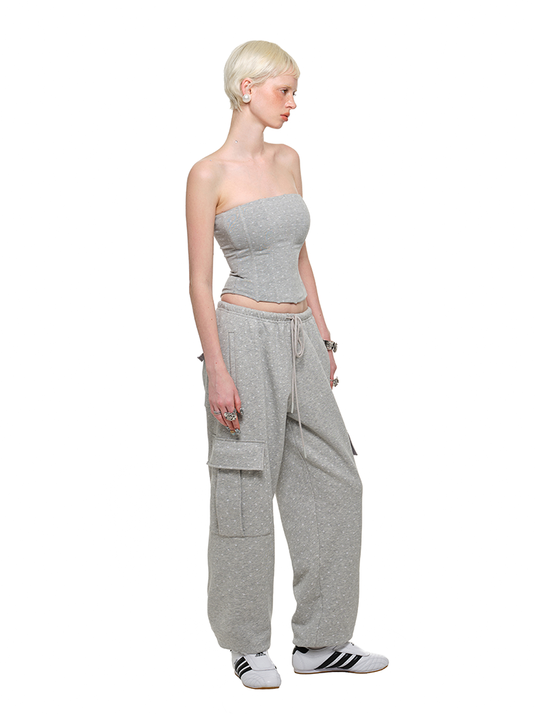 Cat Paw Cargo Long Sweatpants