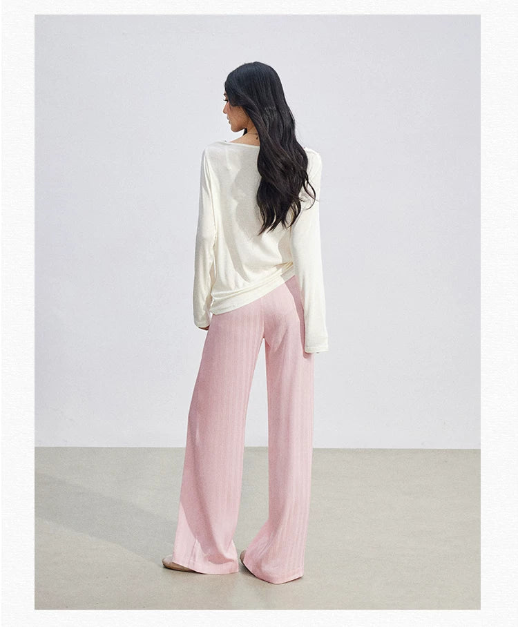 Soft Drape Floral Sun Protection Long Sleeve Top