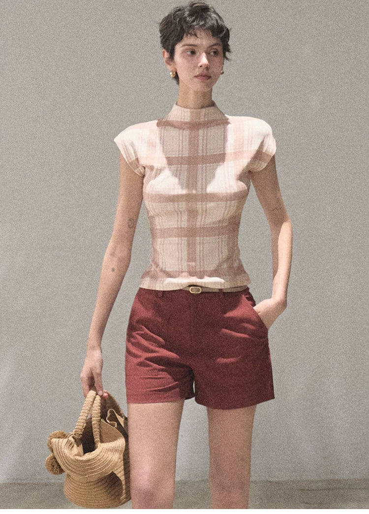March Expansion Linen-Blend Tailored Shorts