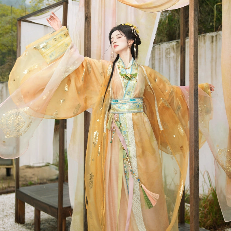 &quot;齐光&quot; Modern Hanfu Hanfu Set