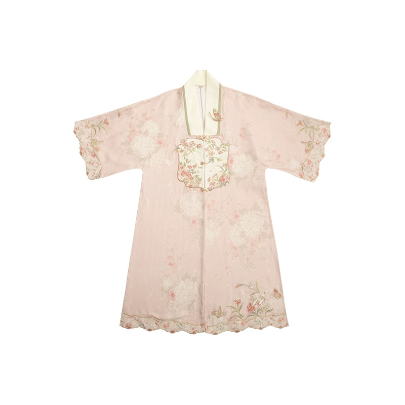 &quot;桃花扇语&quot; Modern-Style Hanfu Set