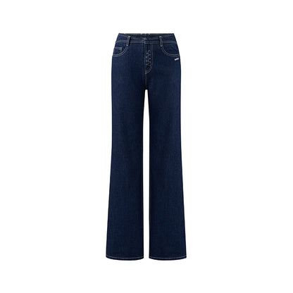+5CM N4 Pro Raw Denim Mid-waist Jeans - CHINASQUAD