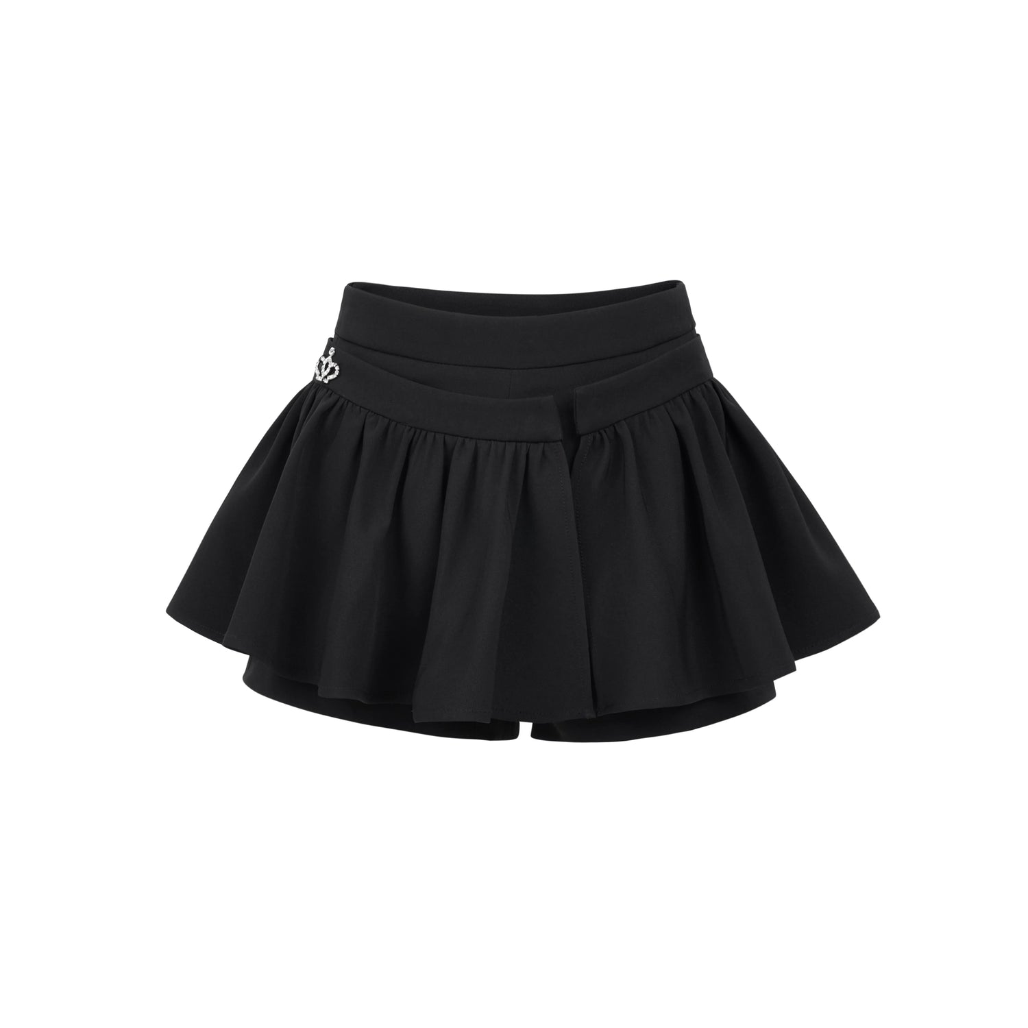 Provence Girl High-Waist A-Line Skort