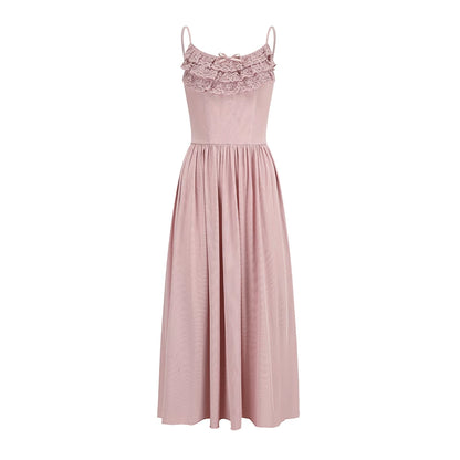 Pink Mist Ballet Knit Slip Dress