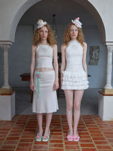 Snoopy Jacquard Knit Tank & Midi Skirt Set 1Jinn Studio