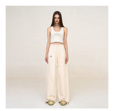 (Final Sale) Camouflage & Cream-colored Wide-leg Pants - CHINASQUAD