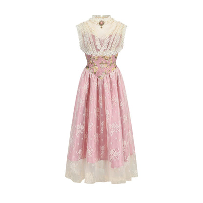 Rose Ode Rococo Couture Dress