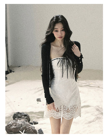 Moonwoven Lace Off-Shoulder Mini DressMoonwoven Lace Off-Shoulder Mini Dress