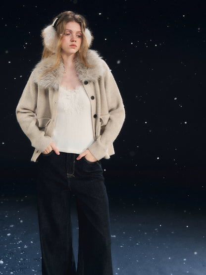 Textured Velvet Lace Cami Vest