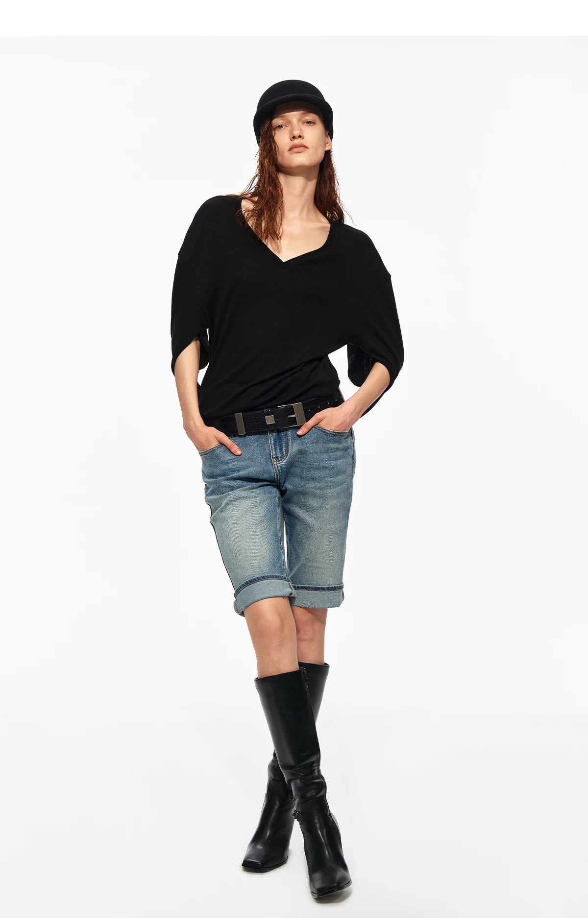 Tencel Acetate Skort Shorts