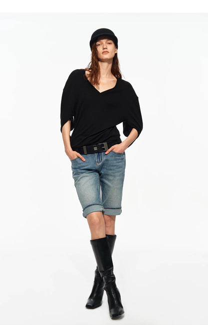 Tencel Acetate Skort Shorts