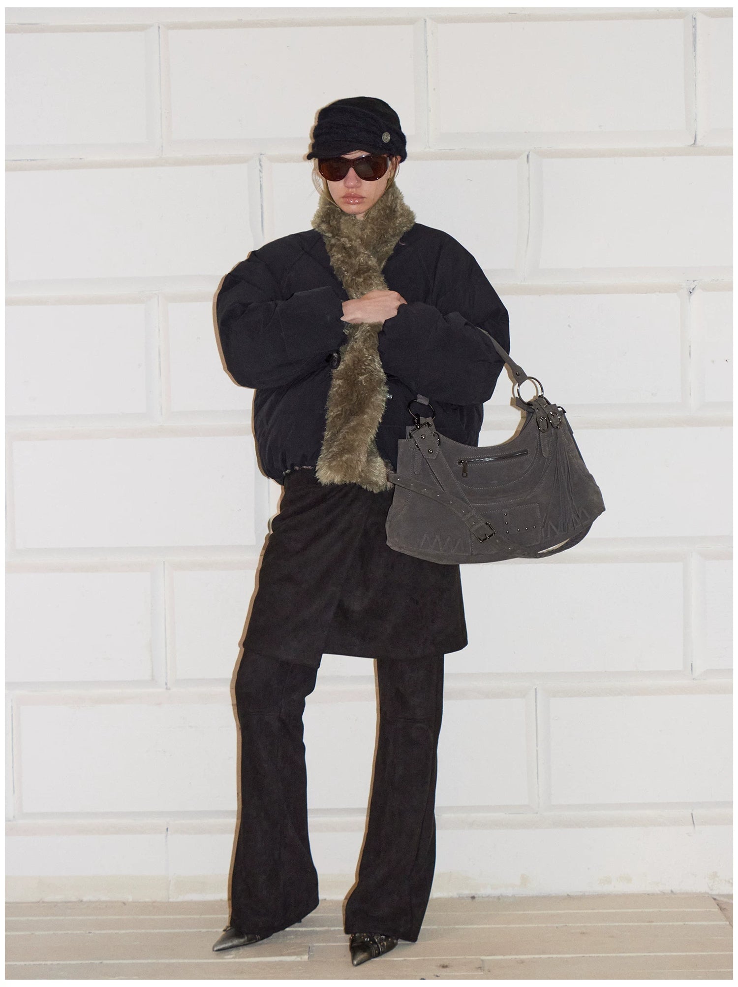 90% Duck Down Fur-Trimmed Parka